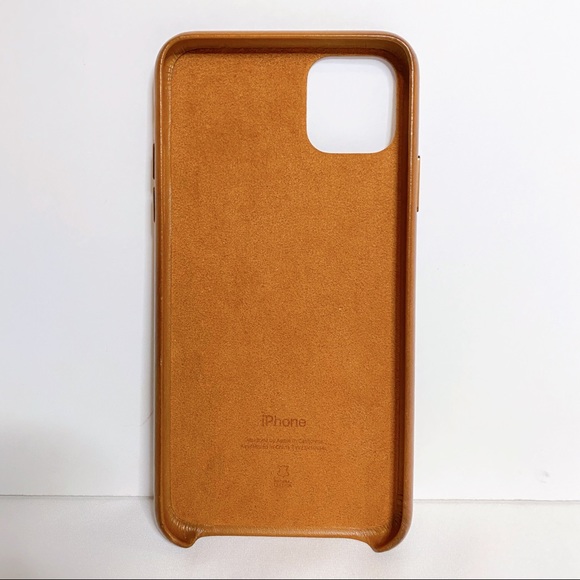 Apple Leather Case for iPhone 11 Pro Max - Brown - Picture 3 of 3